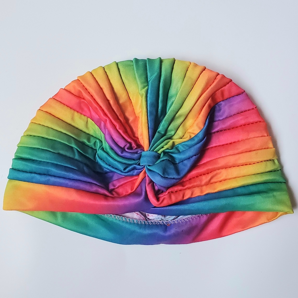 Rainbow gypsy turban